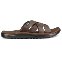Teva Mens Voya Slide Leather