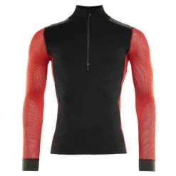 Aclima Mens WoolNet Hybridock Neck W/zip