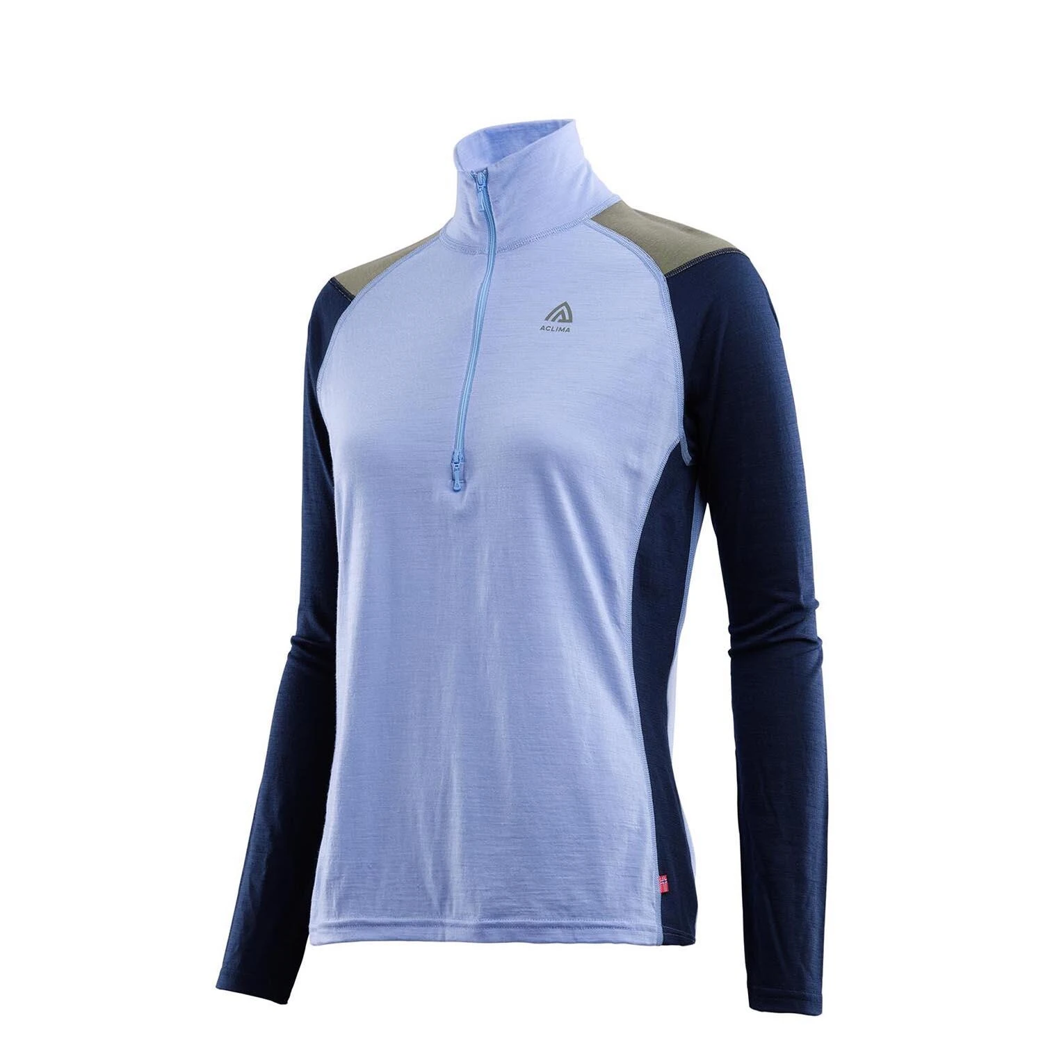 Aclima Womens LightWool Reinforced Mockneck - Billede 2