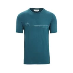 Icebreaker Mens Tech Lite II S/S Tee Cadence Paths