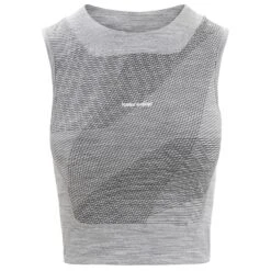 Icebreaker Womens ZoneKnit Cropped Bra-tank Geodetic